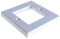 kenable Plaque Murale 2 Ports 86 x 86 mm Faible Profil Seul Gang pour RJ45 Modules