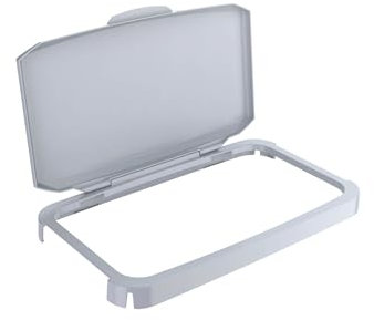 Durable DURABIN 60 Hinged Lid - Designed for DURABIN 60 Recycling Waste Bin - Grey - Food Safe - Easy to Attach and Use