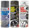 E-TECH TECHNIK Grey Car Alloy Wheel Paint & High Gloss Clear Lacquer & Self Etch Primer Spray Can Refurbishment Pack, 3 Piece Set
