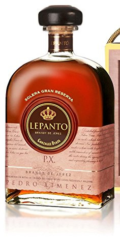 2 Fl. - Lepanto - Pedro Ximénez - in GP - Spanien - Brandy de Jerez D.O. - 2x 0,7l - 36,0% vol.
