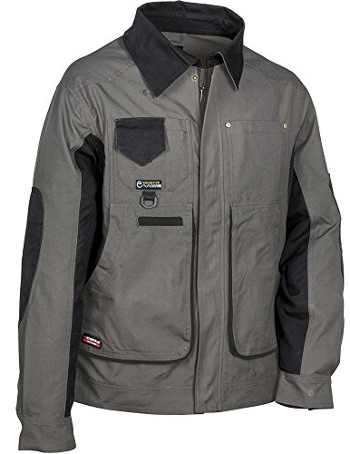 Cofra V050-0-04.Z52 Arbeits Jacke Bruxelles, Anthrazit/Schwarz, 52