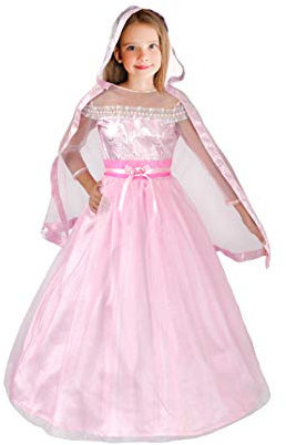 Ciao- Barbie Magia del Ballo Deluxe Collector's Edition costume vestito travestimento originale bambina (Taglia 4-5 anni)