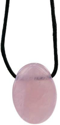 WLM Pendentif percé en Quartz Rose