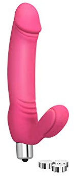 EIS Rabbitvibrator aus Silikon | Stimulation für Frauen | Erotik | 16,5 cm | Sex-Spielzeug mit intensiver Vibration | Sex-Toy mit stilisierter Eichel und Klitorisreizer | Wasserdicht | Hautfreundlich