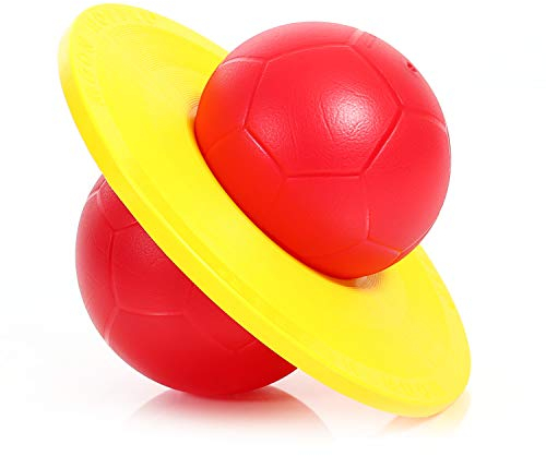 Togu Hüpfball Moonhopper rot/gelb, Made in Germany