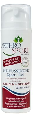 chi-enterprise Sport Bad Füssinger Sport-Gel 150 ml | Kühlt und regeneriert | mit Heilwasser hergestellt | mit wertvollen Kampfer-, Menthol-, Teebaum-Öl-, Lavendel-, Thymian-, Rosmarinextrakten