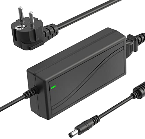 Shentian Adaptador de Corriente/Transformador de 100 V-240V a 12V con Enchufe de CC de 5,5x2,5mm para Tiras LED 5050 3528,Controladores LED de Impresora 3D,CCTV,etc (12V 5A Adaptador)