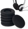 6 Pieces/ 3 Pairs Ear Cushions Foam, 2 Inch Earpad Cushion Cover Headphone Pads Foam Pad Replacement for Plantronics Supra Plus Encore and Most Standard Size Office Telephone Headsets (6)