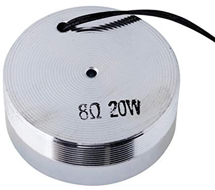 LiebeWH 50MM Vibration Resonance Speaker 2 Inch Strong Bass Louderspeaker Metal Surface Transducer Speaker for Computer (8Ω 20W)