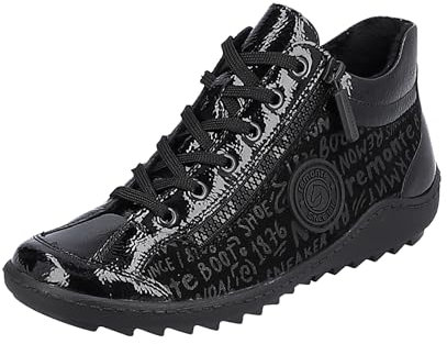 Remonte Damen R1477 Sneaker, Black/Nero/Schwarz/Schwarz / 01, 38 EU