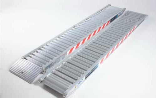 The Ramp People Aluminium Loading Ramps PAIR (2000x300x2700kg) | Heavy Duty Ramps for Loading Plant Machinery into Vans & Trailers - Load Diggers, Excavators, Dumper Trucks