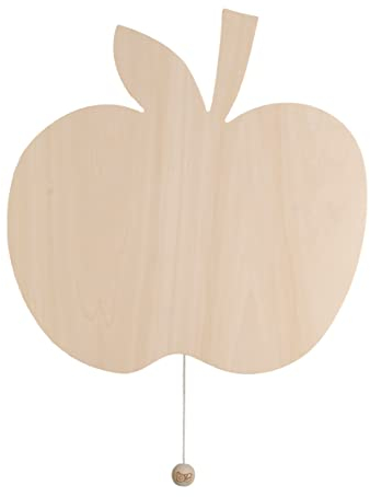 Baby's Only - Baby Wandlampe - Apfel - Wandleuchte für Babyzimmer - Nachtlampe mit batterie für Kinderzimmer - FSC-Gütezeichen Holzlampe - 25000 Brennstunden - Wandlampe bemalbar