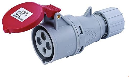 Presa Industriale CEE 4 Poli, 16A 6H 380V 3P+T IP44