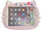 für iPad mini 6 Hülle, CrazyLemon Kawaii Cartoon Süße Anime Figur Muster Weich Silikon Schutzhülle 360° Drehbarem Tablet Ständer mit Schlüsselband - Blumen Vögel