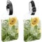 Sonnenblumenfeldmuster, 4er-Pack Gepäckanhänger für Koffer, Namens- und Adressetiketten, Kofferanhänger für Männer und Frauen auf Reisen