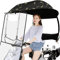 ElROal Motorrad-Roller-Abdeckung, Wasserdicht, Für Den Außenbereich, Elektroauto-Baldachin, Sonnenblende, Universeller Motorroller-Regenschirm, Mobilität,C
