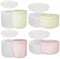 4Pcs Silicone Moulds Candle Holder Silicone Mould Round Silicone Casting Mould, Silikonform Rund Mit Deckel GießForm