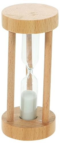 PRETYZOOM 2pcs Wooden Sandglass Hourglass Timer Boys and Girls Timer for Cooking Games Office Home Decor