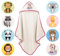 LAYNENBURG Premium Kapuzenhandtuch Baby - Badehandtuch aus 100% Baumwolle - Oeko TEX - Handtuch mit Kapuze für Neugeborene & Kinder - Badetuch, Babyhandtuch Mädchen, Jungen (Einhorn 80 x 80cm)