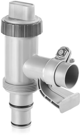 lasuroa 2 en 1 Adaptador de Manguera de Piscina, Adaptador Manguera Tubo Piscina Soporte de Manguera de Piscina Piezas de Repuesto de Válvula Émbolo Manguera Bomba para Piscina sobre el Suelo