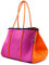 Angtex Neopren-Tragetasche, Shopper, Strandtasche, Reisetasche, Pooltasche (Pink/Orange)
