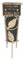 Mum & Dad – Grabvase aus Metall mit Blattgold – Schwarz