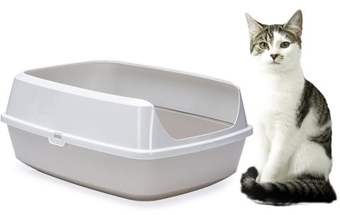 Karlie 522870 Katzentoilette Mary Loo Eco L: 50 B: 38,3 H: 21,4 cm, Grau