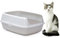 Karlie 522870 Katzentoilette Mary Loo Eco L: 50 B: 38,3 H: 21,4 cm, Grau