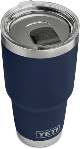 YETI Rambler, Edelstahl, Becher, Navy, 30 oz (887 ml)