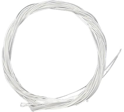 Bestvisse Juego de 6 cuerdas de guitarra clásica, alambre chapado en color plateado, juego de cuerdas profesionales de nailon para guitarra clásica