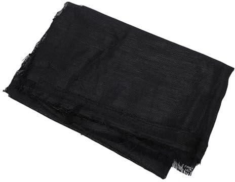 Speaker Grill Cloth Cover 59x20 Inch, Thickened Speaker Grill Cloth for Vintage Speakers Grills Fabric Mesh Cloth Speaker Covers for Home Theater Stage Speakers, 150x50cm (Black)