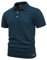 JACKETOWN Mens Polo Shirts Short Sleeve Lightweight Breathable Golf Polo Shirt for Men Adult Tennis T Shirts,Dark Blue,3XL