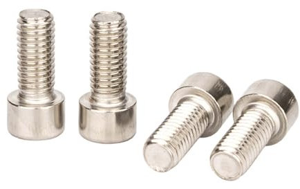 divuukyi 4Pcs 5x12mm Water Bottle Cage Screw Bolts Stainless Steels Bike Bottle Brackets Rack Bolts Hexagons Socket Head Screws