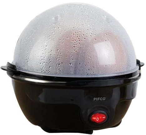 Katsy Style Electric Egg Cooker 7 Eggs Capacity Boil Poach and Make Omelettes in 6-10 Mins Energy Efficient with Auto Shut Off and Audible Alarm Easy to Use for Soft Medium and Hard Boiled Eggs
