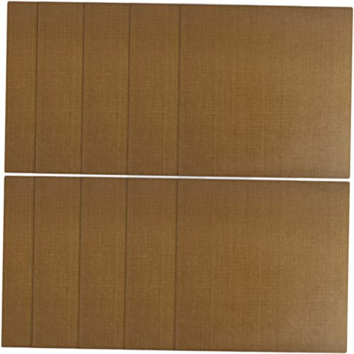 CALLARON 10pcs Insulated Perm Stick Straightener Sticker Fabric Curling Iron Sticker for Hair Tools Heat Protection Mat for Straighteners Heat Spray Protection for Hair