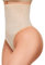 SIMIYA Shapewear Damen Bauchweg Unterhose,Tanga Miederhose Hohe Taille Stark Formend Bauch Weg Figurformende Unterwäsche Bauchkontrolle Body Shaper-Gürtel Mit Gezielter Kompression(Beige-M)
