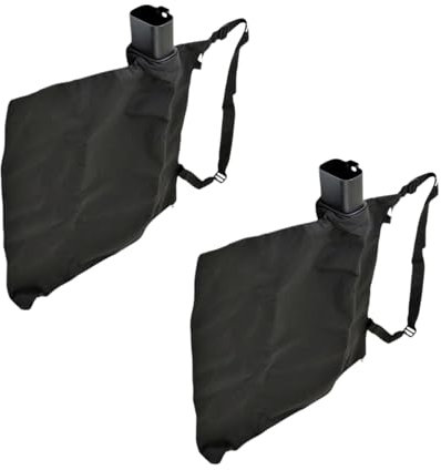 Congparts Lot de 2 sacs à bandoulière pour souffleur de feuilles 5140117-99 5140125-95 compatible avec Black & Decker BV2900 BV3100 11 12 A