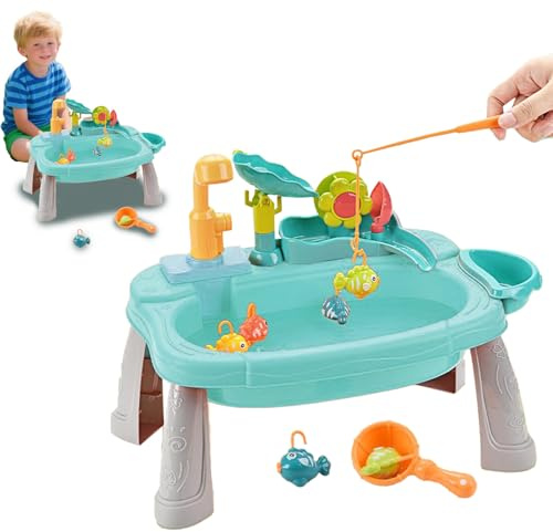 Jouet Évier avec Eau Courante,Lave-Vaisselle Jouet d'Imitation | Jeu d'Imitation Lave-Vaisselle pour de 3 Ans et Plus