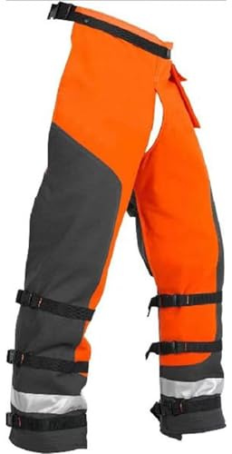 Technische Sicherheitshose for Kettensägen, Stoffhose for Holzschnitte, Schnittschutzhose for, Waldschutzhose Kratzfest(L)