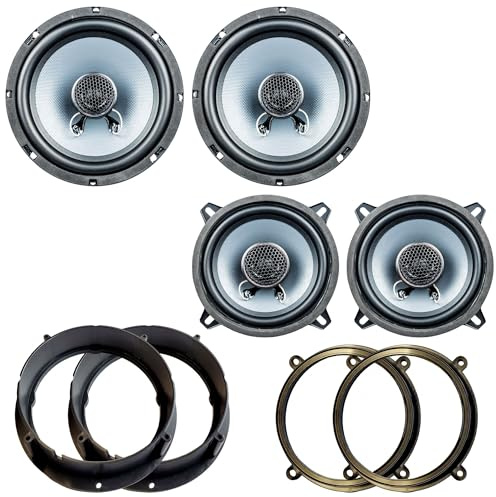 Evo III Lautsprecher vorne und hinten passend für Opel Astra H Corsa D E Tigra