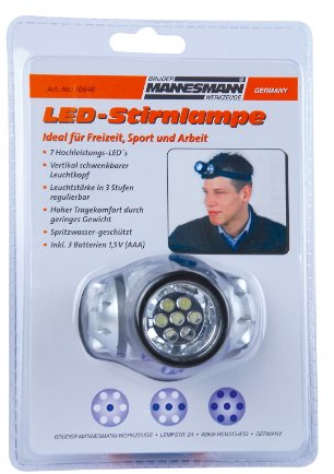 Brüder Mannesmann LED-Stirnlampe | M30640