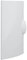 porte opaque - pour gd110 - hager gp110p