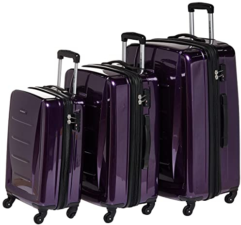 Samsonite Winfield 2 Valise Rigide à roulettes pivotantes, Violet, 3-Piece Set (20/24/28), Winfield 2 Valise Rigide avec roulettes pivotantes