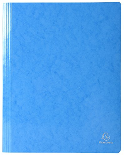 Exacompta 380806B Schnellhefter (Iderama, beschichteter Premium-Manila-Karton, wasserabweisend, 355g, A4) 1 Stück hellblau