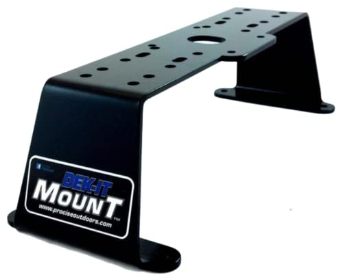 PROcise Outdoor Dek-it Boot Fischfinder & GPS, Elektronik Halterung, die meisten massiven Fischfinder Befestigungskit kein Bouncing Fish Finder, funktioniert mit den meisten Marine Tiefenfindern & Lokoren, 4330259082, Schwarz , Einheitsgröße
