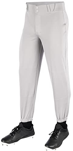 CHAMPRO Jungen Classic Stretch Baseball Pant-Abrasion Resistant MVP Klassische Baseballhose, GRAU, Medium