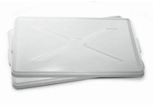 Giganplast Coperchio per Cassetta Service sovrapponibile Professionale Pizza Impasto Pane Pasta polietilene Uso Alimentare (Coperchio 60x40cm)