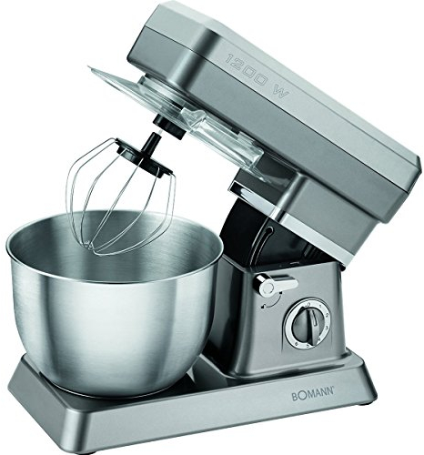 Bomann Batidora Amasadora Bomann KM 398 Titanio 1200 W 6,2 Litros - Vendedores Amazon. Ofertas para tu Hogar.