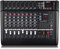 Vonyx AM8A 8 Channel Powered PA Mixer Amp with DSP, Bluetooth, USB MP3 Player, Phantom Power, 2x500W Audio Mixer System for DJ, Stage and Live Sound