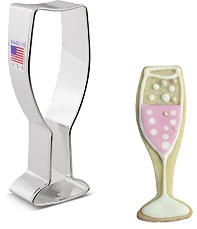 Keksausstecher Champagnerglas - 10,8 cm - Ausstechformen von Ann Clark USA